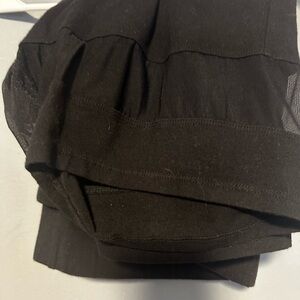 Black biker shorts- Solid Black